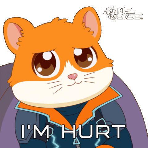 Sad Not Cool Sticker by Hamieverse