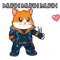 I Love You Kiss Sticker by Hamieverse