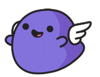 Ube Oob Sticker by Bad Oven