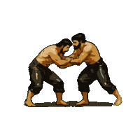 Etnospor wrestling traditional sports turkish culture etnospor Sticker