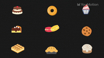 Animated Baking Looped Icons