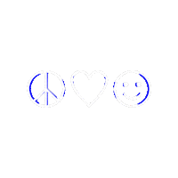madhappyus love happy heart smile Sticker