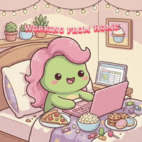 Monday Bed GIF by KuteCosmos | Home of Fruffy