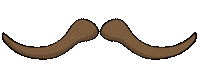 Hair Moustache Sticker by Artips Factory
