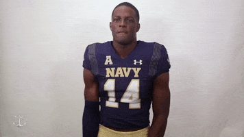 Navy Football GIF by Navy Athletics