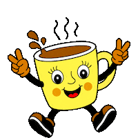 Jumping Good Morning Sticker