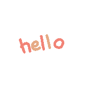 PeachPandaStudio hello pink hi doodle Sticker