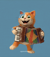 Festa Junina Cute Cat GIF