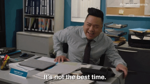 Cut It Out Stop GIF by Kim's Convenience