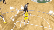 Los Angeles Lakers Wink GIF by Milwaukee Bucks