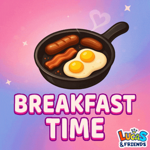 Hungry Good Morning GIF by Lucas and Friends by RV AppStudios