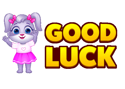 Best Wishes Good Luck Sticker by Lucas and Friends by RV AppStudios