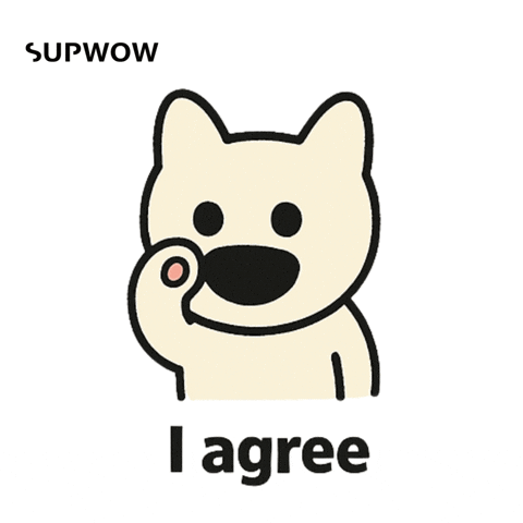 Dog Agree GIF by SUPWOW