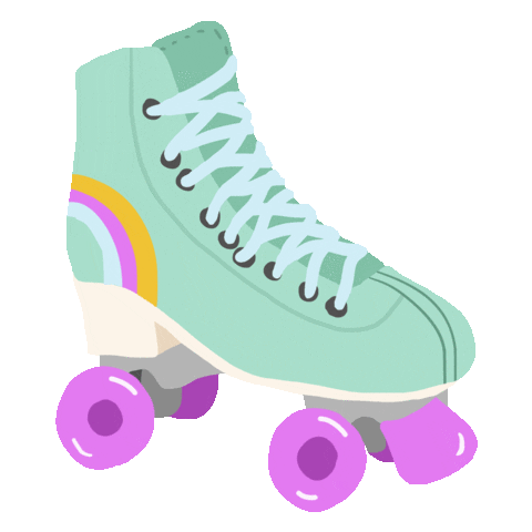skate seventies Sticker by Muchable