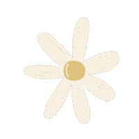 gambarhore happy girl white flower Sticker