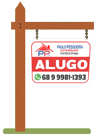 ppgestor imobiliaria vendo alugado vedido Sticker