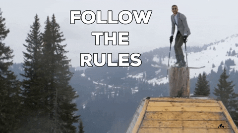 Follow The Rules Snow GIF by Snowminds