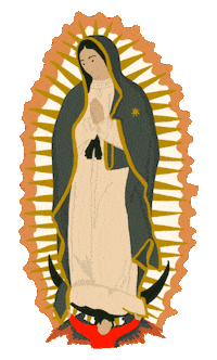 Mexico City Mary Sticker by Be A Heart