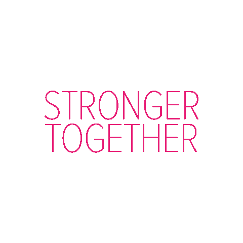Stronger Together Women Sticker by Baked by Melissa
