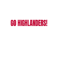 lhps highlanders lhp gohighlanders lhps Sticker