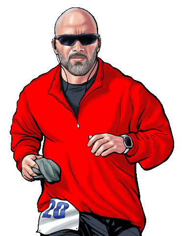 Runner Marathoner Sticker by eBibs
