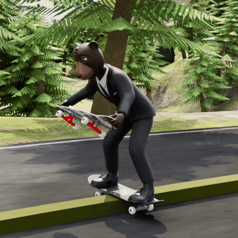 Look At Me Hair Flip GIF by Okay Bears