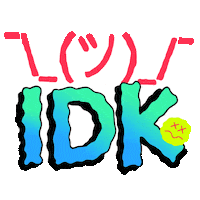 Confused No Idea Sticker by Sam Taylor