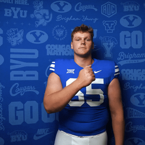 College Football Go Cougs GIF by BYU Cougars
