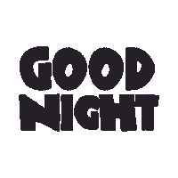 Sleepy Good Night Sticker by Animanias