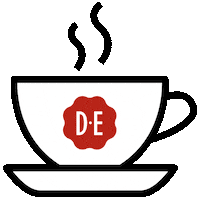 DE-cafe coffee douweegberts de cafe decafe Sticker