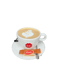 Douwe Egberts Cappuccino Sticker by Café Waddenzee