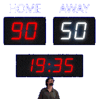 50 Away Sticker