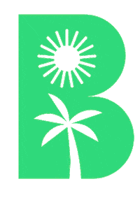 Beach Flower Sticker by Blackbough Swim