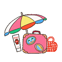 Summer Beach Sticker by 셀퓨전씨