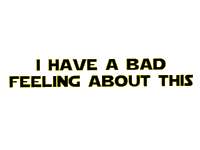 Star Wars Prequels Sticker