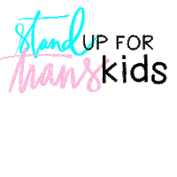 Stand Up Trans Sticker