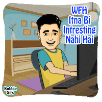 Work Home GIF by Bobble