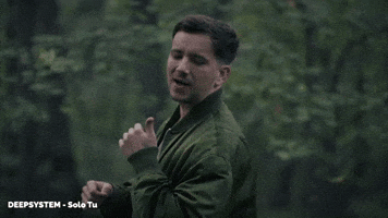man dancing with his hands