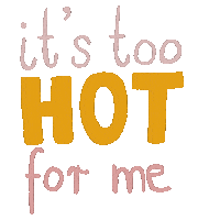 Summer Getting Hot Sticker