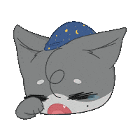 Sleepy Good Night Sticker