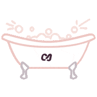 Self Care Bubble Sticker by CALIA