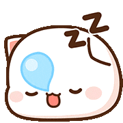 Cat Peach Sticker