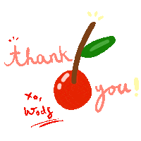 Thanks Sticker by Wods id
