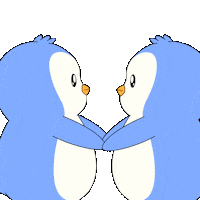 I Love You Hug Sticker by Pudgy Penguins