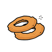 Onion Rings Sticker by fatburgersg