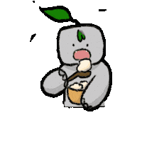 Animation Eating Sticker by biospectrum