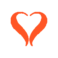 Orangeheart Floatingheart Sticker by Jacob's Pillow Dance Festival