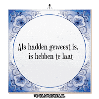 Hoop Nl Sticker by Tegelspreuken.nl