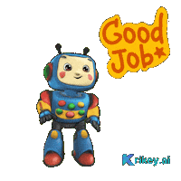 Happy Well Done Sticker by TeamKrikey