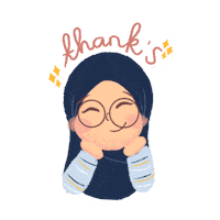 shofiawahidah thanks thank terimakasih kado Sticker